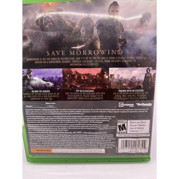 The Elder Scrolls Online: Morrowind - Xbox One - Video Game - Tested - Picture 4 of 7